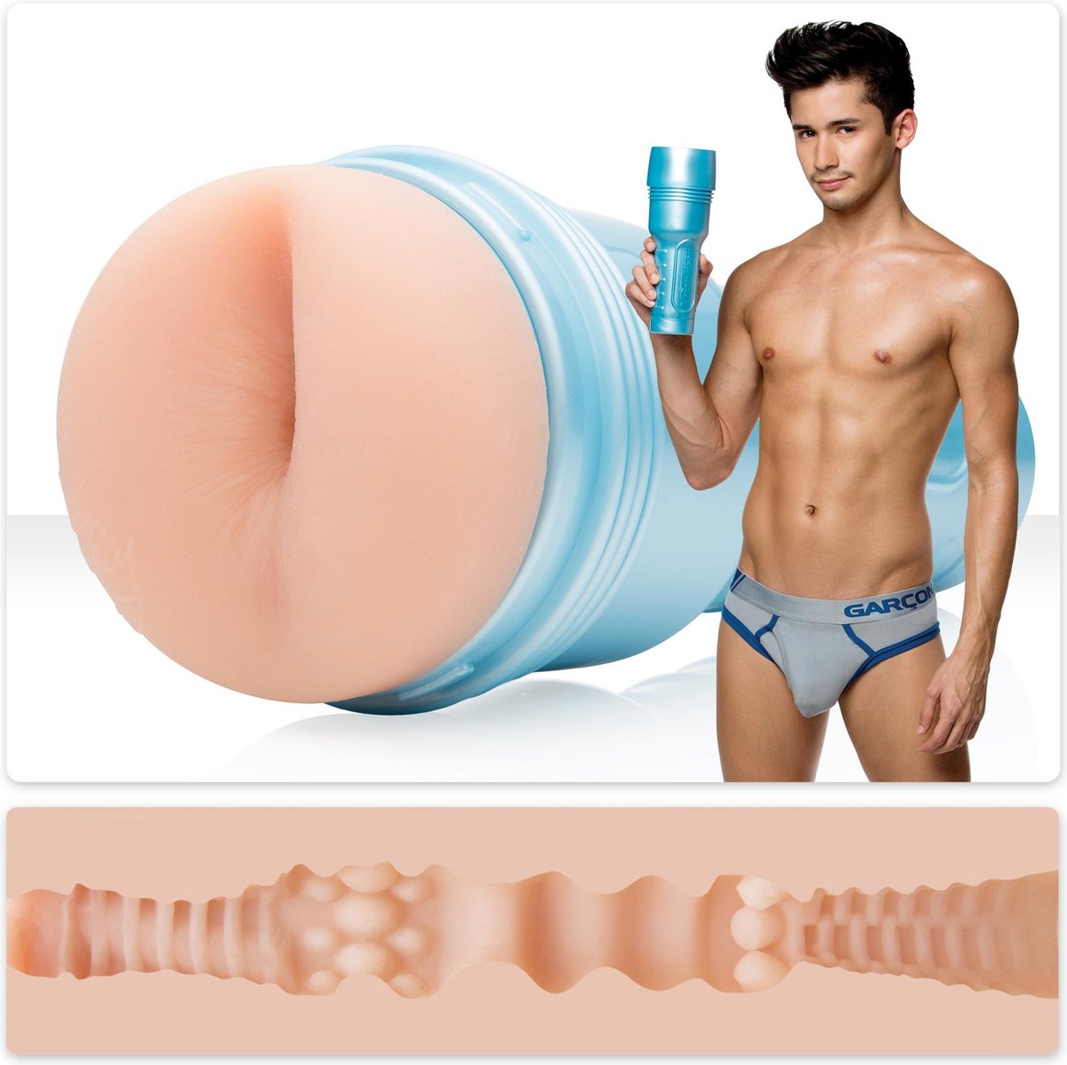 Goedkoopste Fleshjack Boys Liam Riley Forever (Butt) - SuperSkin masturbator, seksspeeltje, uiterst realistisch