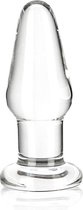 Verre - Plug anal en verre 8,9 cm - Plug