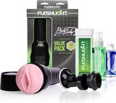 Fleshlight Pink Lady Value Pack - Complete Masturbator set - Zwart