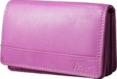 Portemonnee - Roze - Leer - RFID - Anti Skim - Met klepje voor muntgeld - Portemonnee Dames - Bakje