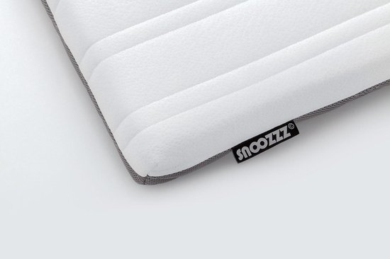 Product: Snoozzz 2 in 1 Premium Baby matras - Ledikant matras 120 x 60 cm -  meegroeimatras - matras van hoogwaardig koudschuim, van het merk Snoozzz