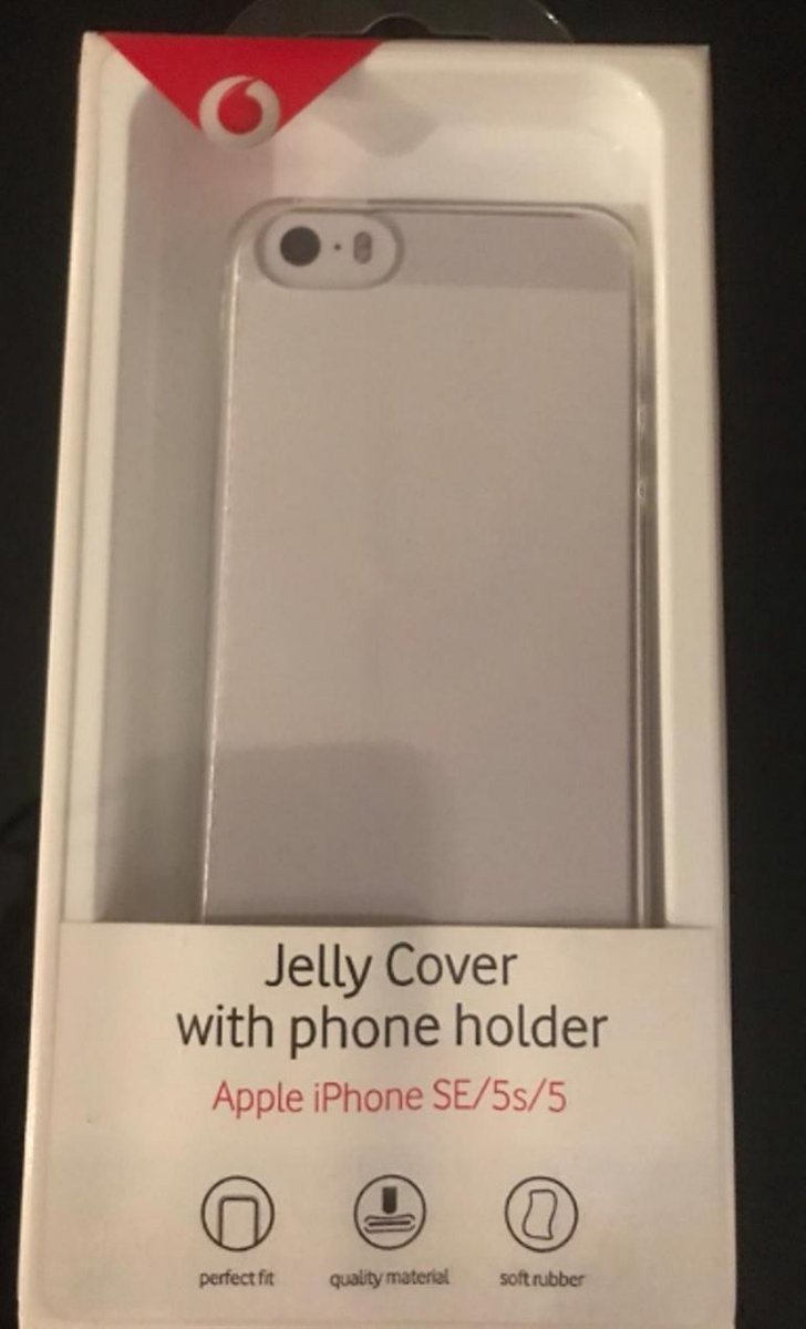 Jelly back cover voor Iphone SE/5s/5