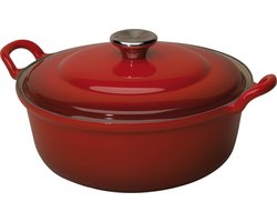 foto van Le Creuset Faitout Braadpan - 4,9 l - Ø 28 cm - Kersenrood