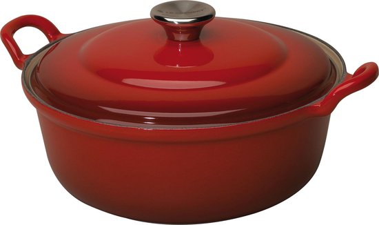 Bol Com Le Creuset Faitout Braadpan 3 9 L O 28 Cm Kersenrood