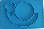 Anti-slip silicone 3D kinder placemat Slak Blauw | Kinderplacemat | Anti Slip | Super leuk | By TOOBS