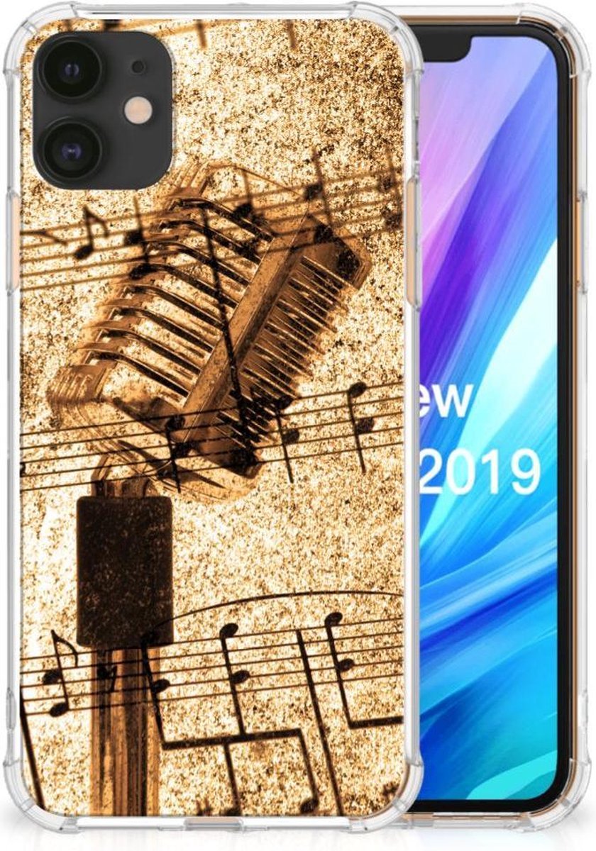 Apple iPhone 11 Anti-shock Hoesje met foto Bladmuziek