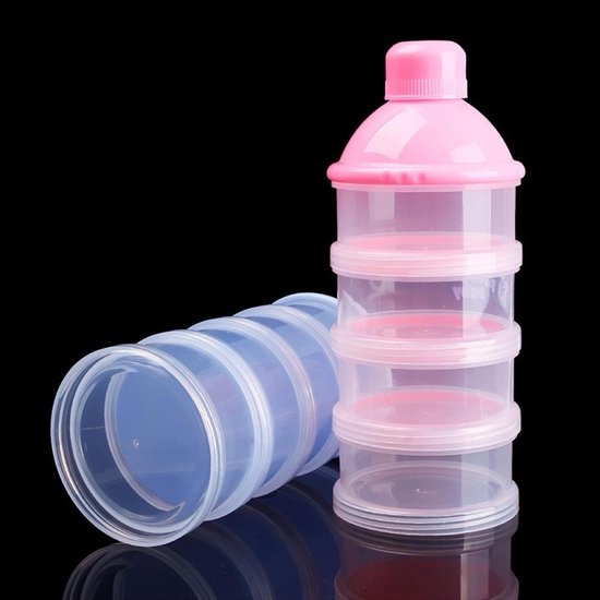 Handige Melkpoeder Doos Voor Op Reis - Onderweg - Milk Powder Box - Blauw - Babymelk - Moeder - Voeden - Reizen - Op Reis - Vakantie — afbeelding 3