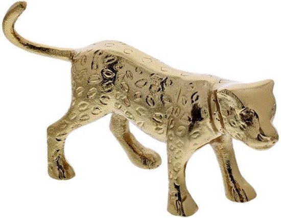 Luxe gouden tijger - 15 cm - decoratie - wonen - interieur - dieren - accessoires bol.com