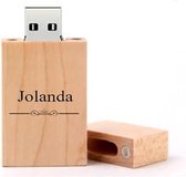 Jolanda naam kado verjaardagscadeau cadeau usb stick 32GB