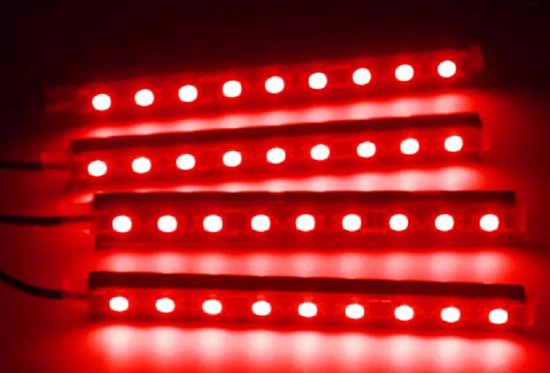 Automatisch Geboorteplaats Konijn Sound Activated - LED - Auto - Interieur - Verlichting RGB - Met  Afstandbediening | bol.com