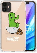 Geschikt voor iPhone 11 Stevige Bumper Hoesje Cactus Poo