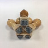 Kerst stempelset (6-delig) incl. groen inktkussen