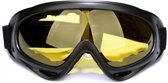 Ski/Snowboard bril wintersport - Geel gekleurd glas