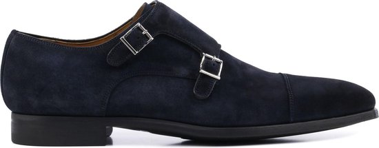 Chaussures à boucle Magnanni pour homme - 16016 - Bleu - Taille 47
