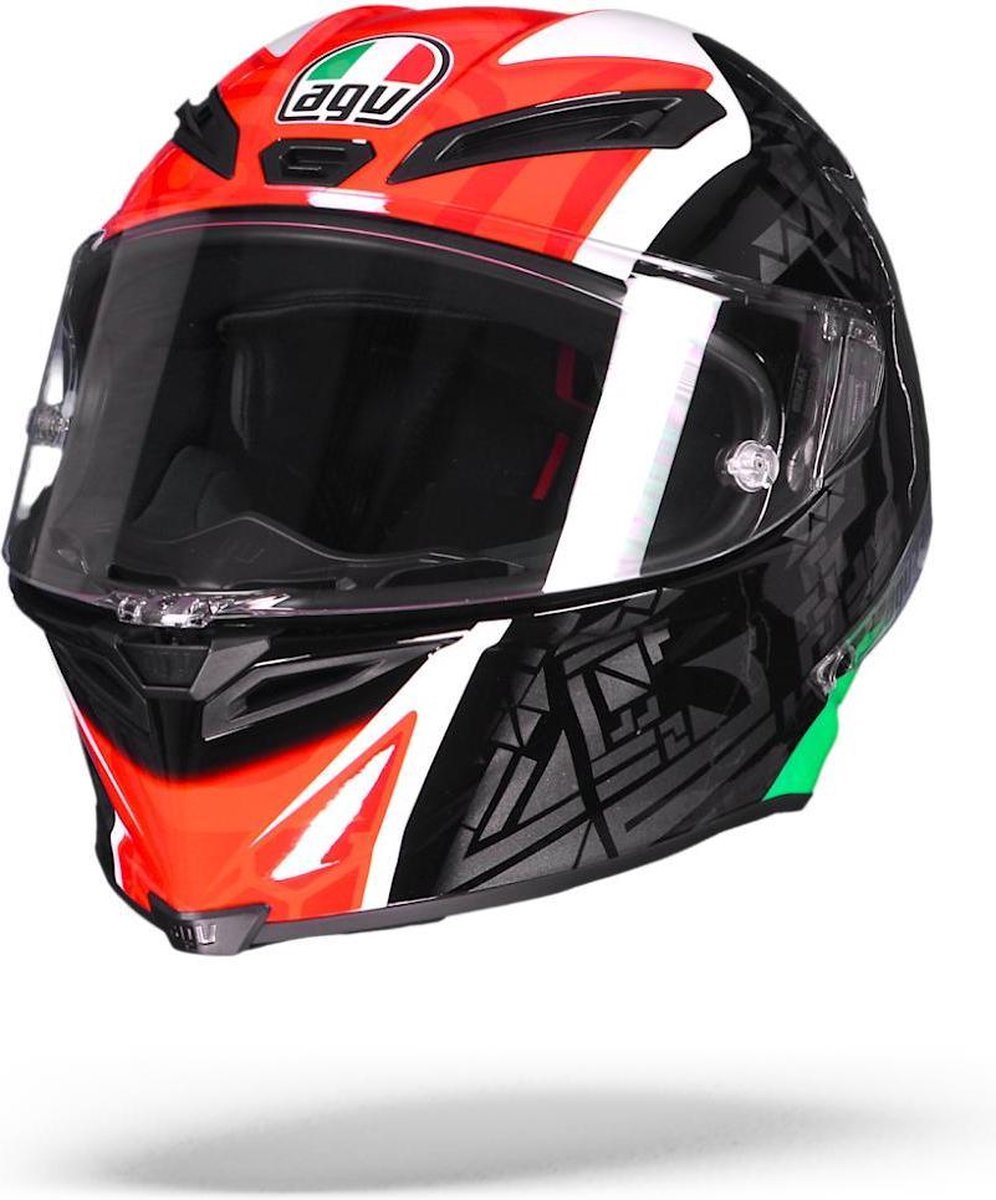 agv casanova helmet K3 Street Helmet-Matte Salvia Green-XL All the technology developed for professional MotoGP riders AGV K6 S Braven Black/Red/White