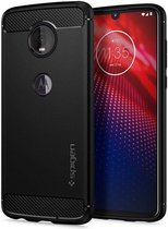 Spigen Rugged Armor Hoesje Motorola Moto Z4 Zwart