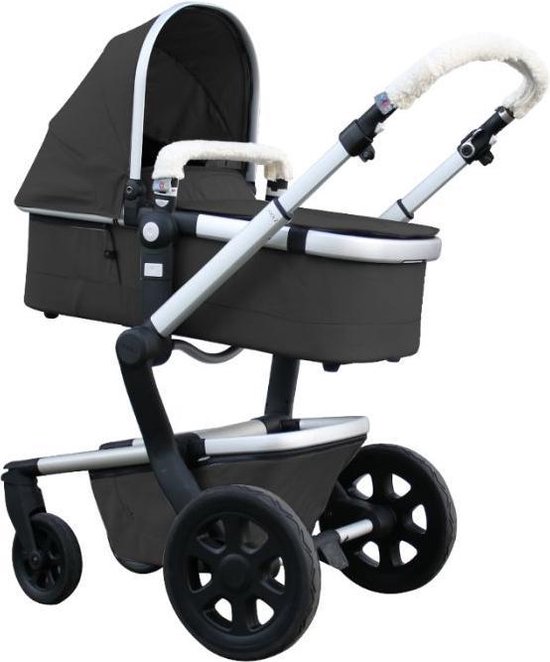 XQC - Joolz Geo - Geo2 - Hoes voor Kinderwagen Duwstang - Cover voor Veiligheidsbeugel - Bont