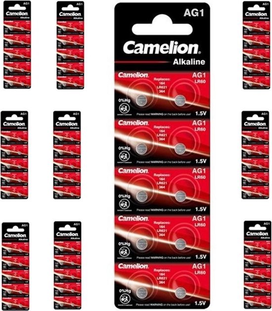 Camelion Blister de 10 AG1 / LR621 / 364 / 164