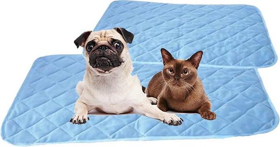 Koelmat voor honden en katten - 60 x 90 cm - Lekker koel voor je hond of  kat - Mat... | bol.com