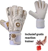 Elite - Real - Keepershandschoenen - inclusief Reaction trainer & Elite Andalucia sleutelhanger - maat 9 - voetbal keepershandschoenen - keepershandschoen - Goalkeeper handschoen