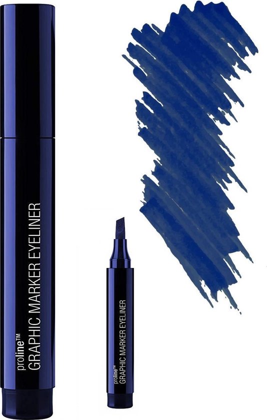 Wet 'n Wild ProLine Graphic Marker Eyeliner Bold 878 Airliner Blue Eyeliner 2.5...