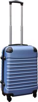 Travelerz handbagage koffer met wielen 39 liter - lichtgewicht - cijferslot - licht blauw