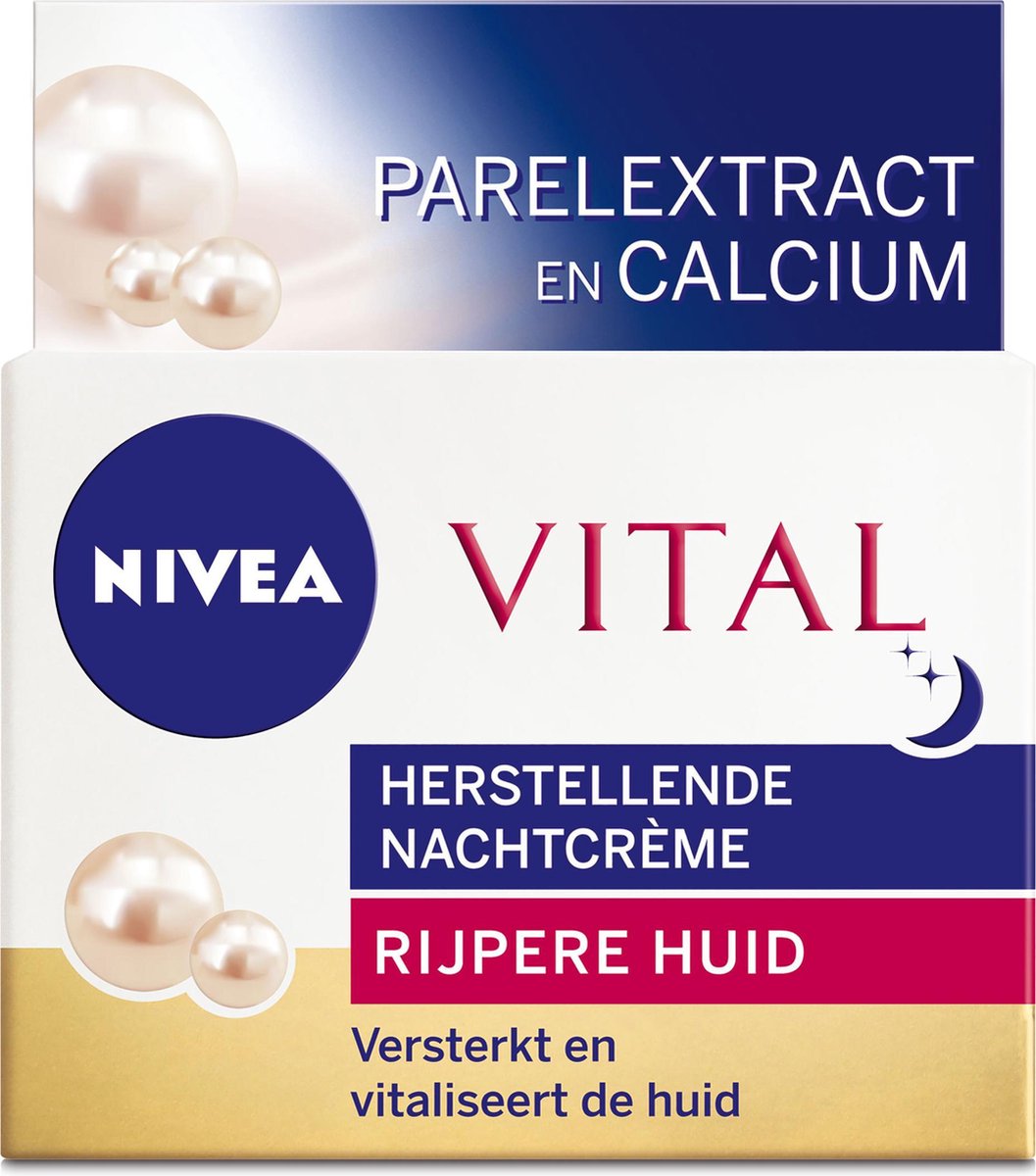 NIVEA Vital Herstellend - 50 ml - Nachtcrème