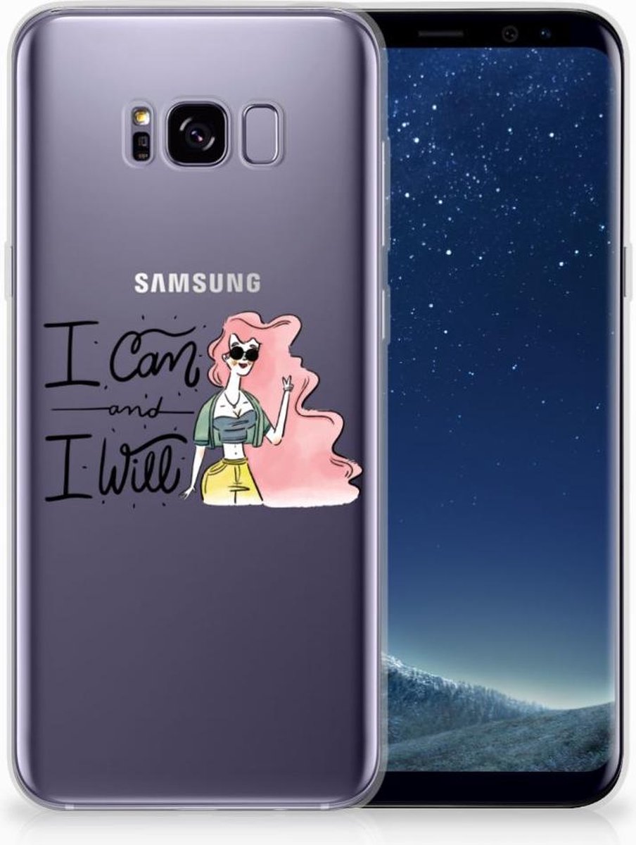 Samsung Galaxy S8 Plus Telefoonhoesje met Naam i Can