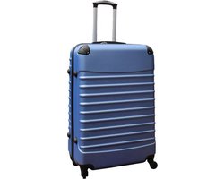 Travelerz reiskoffer met wielen 95 liter - lichtgewicht - cijferslot - licht blauw