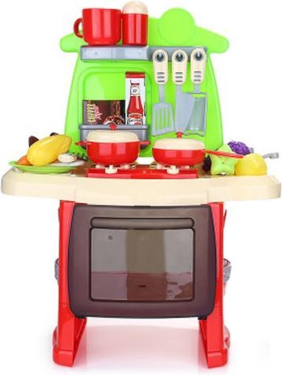 Complete Speelgoed Keuken voor kinderen met Accessoires - Speelkeuken -  Kinderkeuken | bol.com