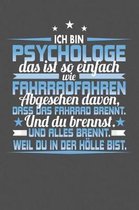 Ich Bin Psychologe Das Ist So Einfach Wie Fahrradfahren. Abgesehen Davon, Dass Das Fahrrad brennt. Und Du Brennst. Und Alles Brennt. Weil Du In Der H lle Bist.