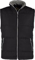 Basic bodywarmer zwart voor heren - winddichte mouwloze sport vesten XL (42/54)