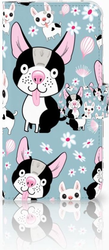 Tenphone Etui Coque pour Huawei P20 Pro Portefeuille Chiens
