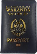 Black Panther | Wakanda | Paspoort Hoesje | Cover | Portemonnee | Paspoort Mapje | Reisdocument Houder