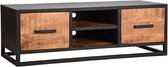 Trend Living Cuba Tv meubel - Zwart - Hout - 120 cm