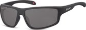 Montana SP313 - Zonnebril - Sports style - Zwart - Rubbertouch-Lensbreedte 63 mm