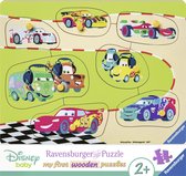 Ravensburger houten puzzel De Disney Cars Familie - 7 stukjes