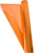3 rollen - Transparante - folie - Oranje - inpakken - kado - 70cm x 2mtr