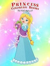 Princess Coloring Books For Kids Ages 4-8