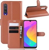 Book Case - Xiaomi Mi A3 Hoesje - Bruin