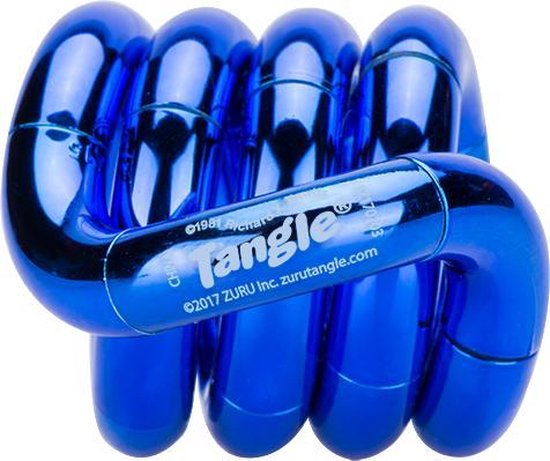 Tangle Metallic Junior (ZURU) - blauw - The Original Fidget