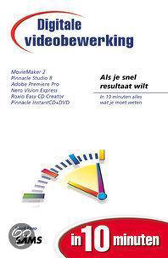 Cover van het boek 'Digitale videobewerking in 10 minuten'