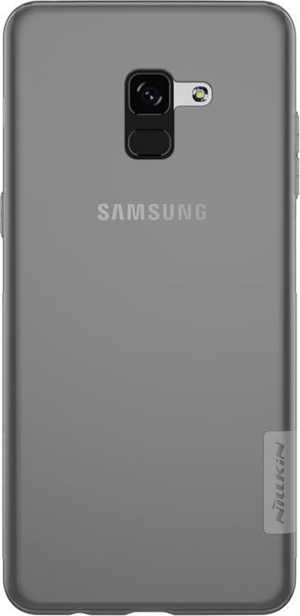 Nillkin Nature TPU Hoesje voor Samsung Galaxy A8+ (2018) - Grijs