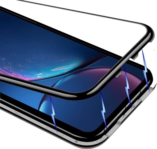 Bourgeon verliezen ruw Magnetisch Hoesje voor Apple iPhone Xr Aluminium Metalen Case iCall - Zwart  | bol.com