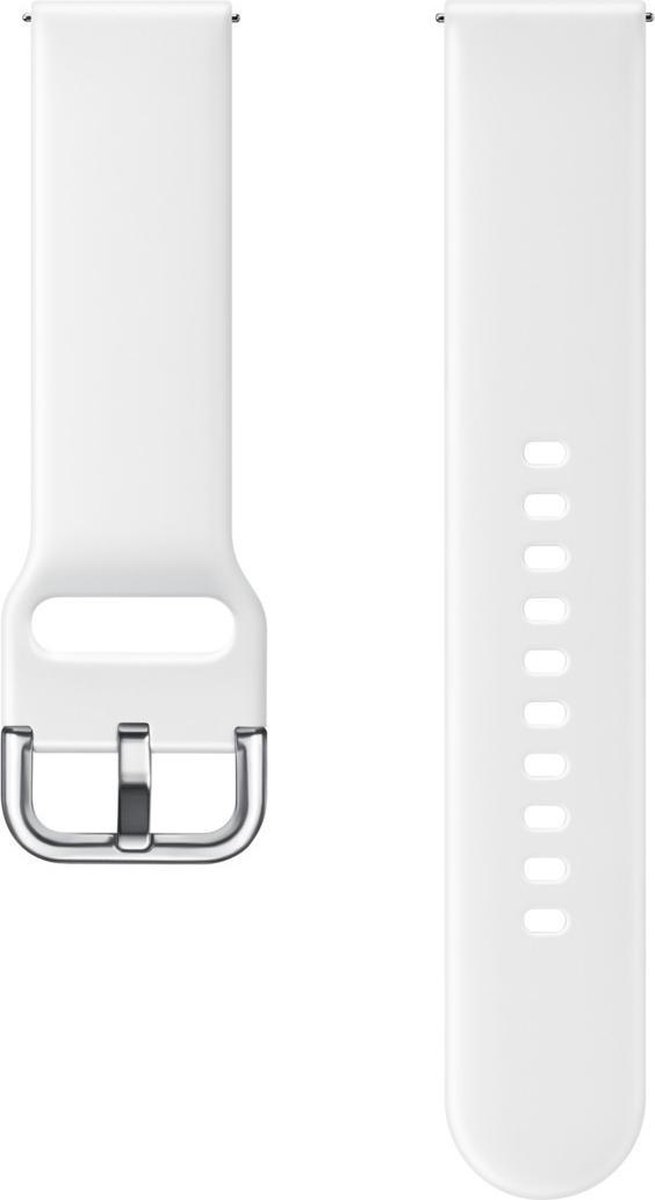 Samsung Siliconen bandje - Samsung Galaxy Watch Active - wit