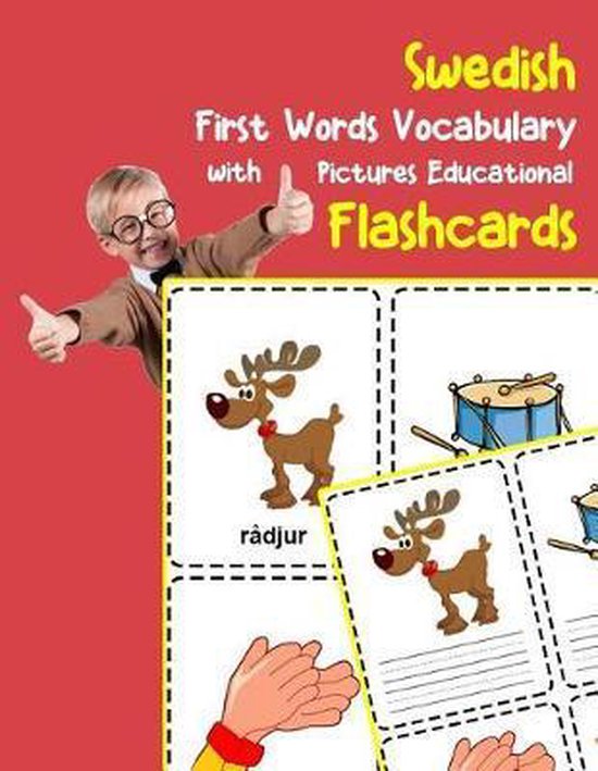 Flashcards for Toddlers- Swedish First Words Vocabulary with ... - cover