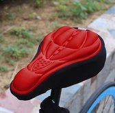 Gel zadelhoes - maak fietsen nog comfortabeler - rood