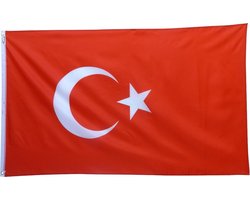 Trasal - vlag Turkije - turkse vlag - 150x90cm