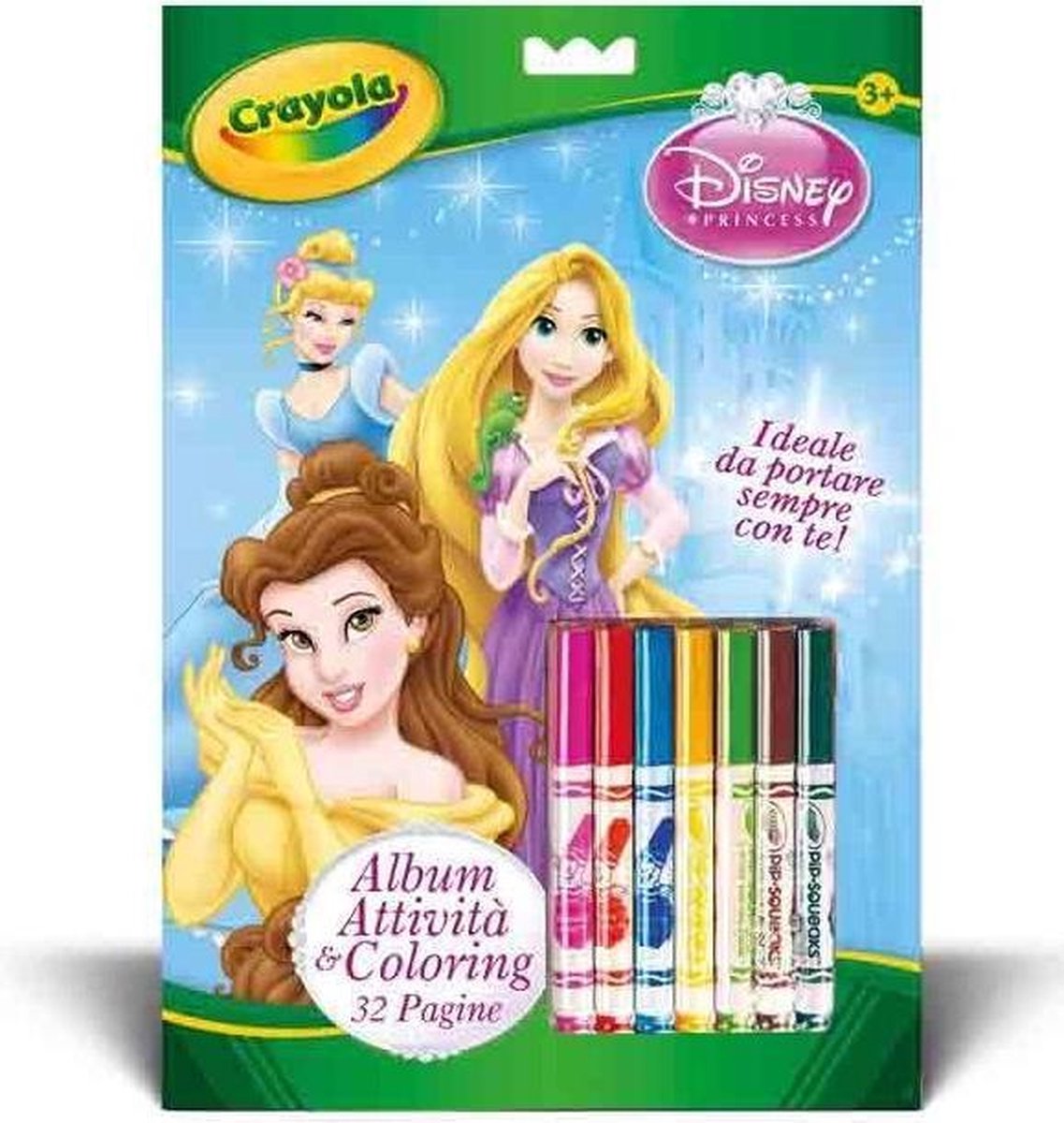 Crayola - Kleurboek met wasbare stiften - Disney Princess - 5807