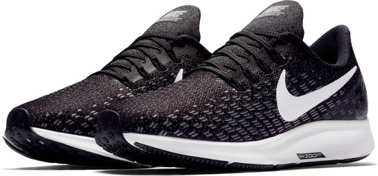 Nike Air Zoom Pegasus 35 Sportschoenen Dames - Black/White-Gunsmoke-Oil  Grey - Maat 43 | Bestel nu!